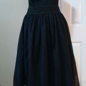 Black tulle skirt